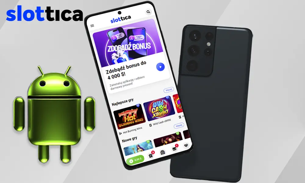 Aplikacja Mobilna Slottica na Android